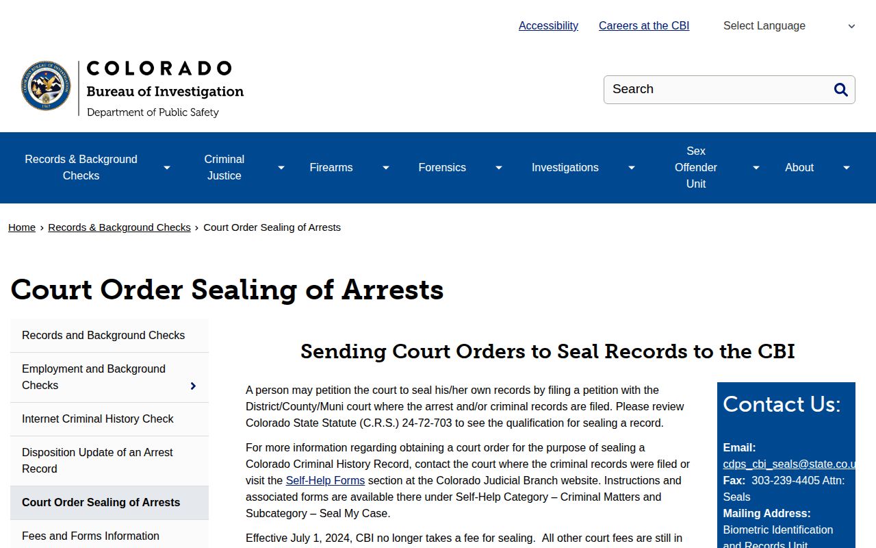 Weld County released inmate mugshots Colorado sealing record source